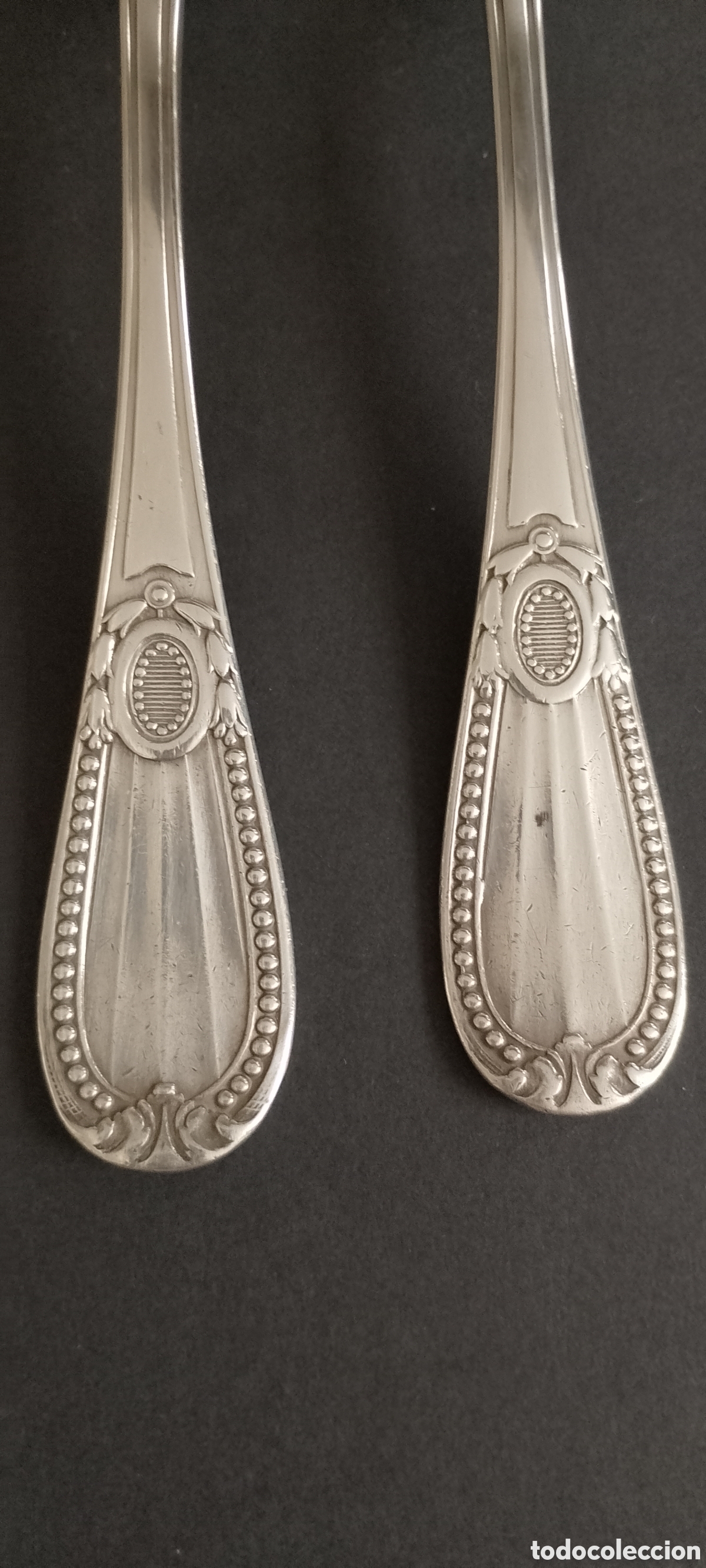Antig&uuml;edades: Set de 4 cubiertos de la prestigiosa marca &rdquo;La Esmeralda &rdquo; - Foto 5