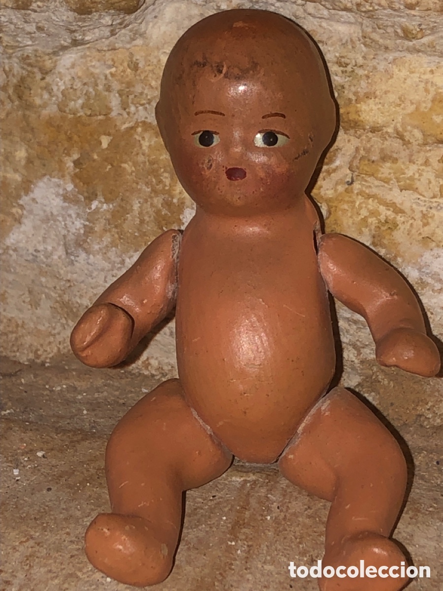 Antig&uuml;edades: Mu&ntilde;eco antiguo terracota - Foto 3