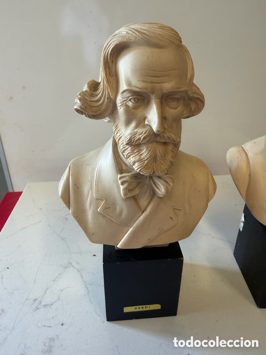 Antig&uuml;edades: Pareja Bustos Verdi y Wagner - Foto 2