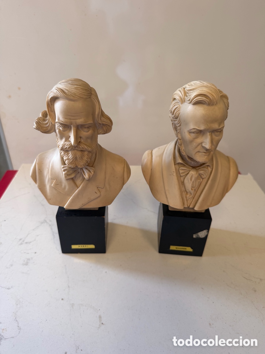 Antig&uuml;edades: Pareja Bustos Verdi y Wagner - Foto 1