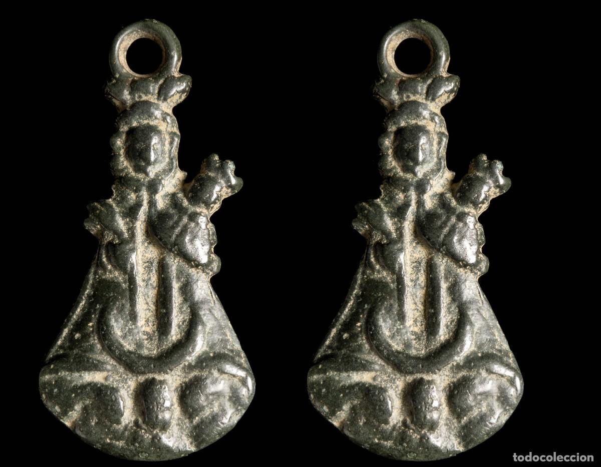 Antig&uuml;edades: Figurated Medal XVI-XVII centuries, V. Valdejimena - 30X15 mm.