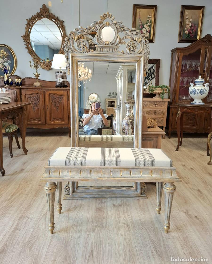 Antig&uuml;edades: Banqueta cl&aacute;sica de estilo franc&eacute;s
