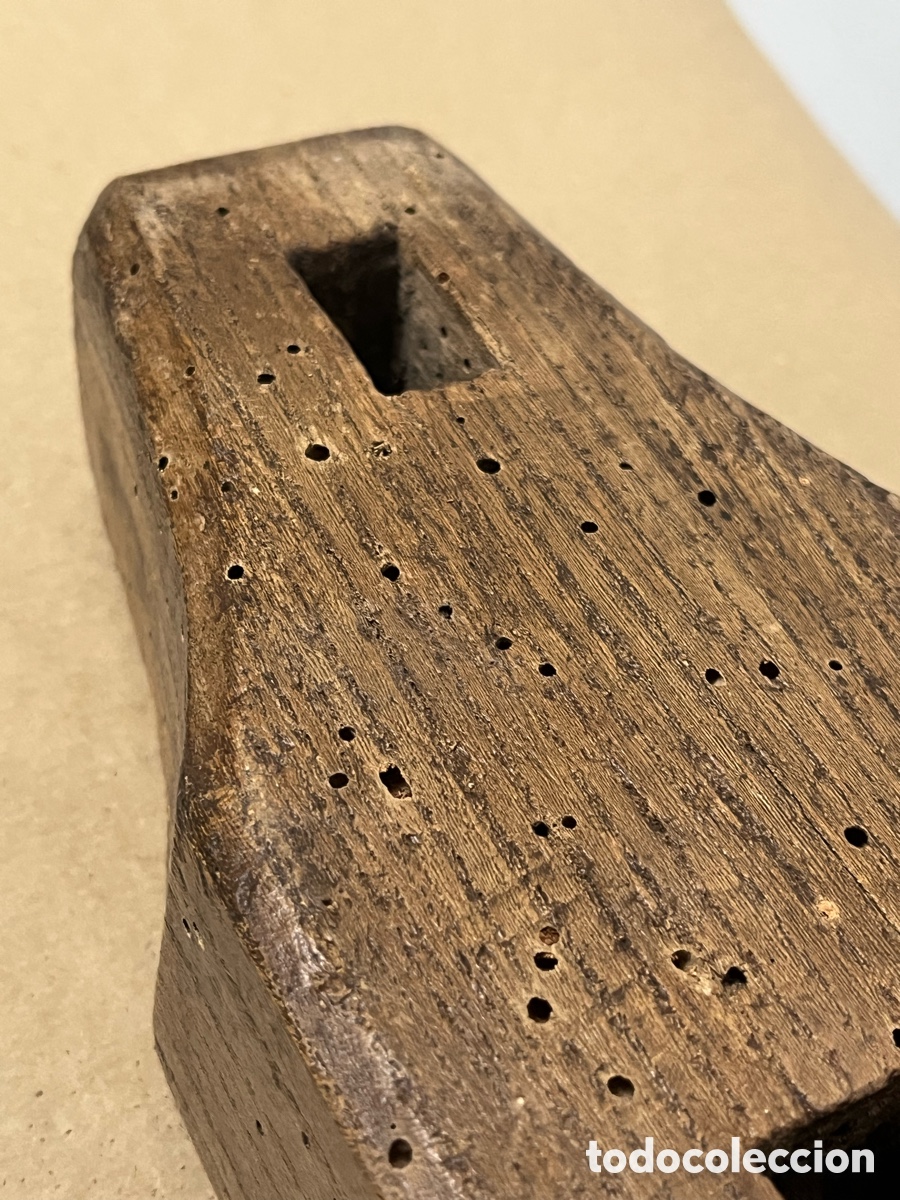 Antig&uuml;edades: Antigua Polea de Madera y Hierro. A/J - Foto 2