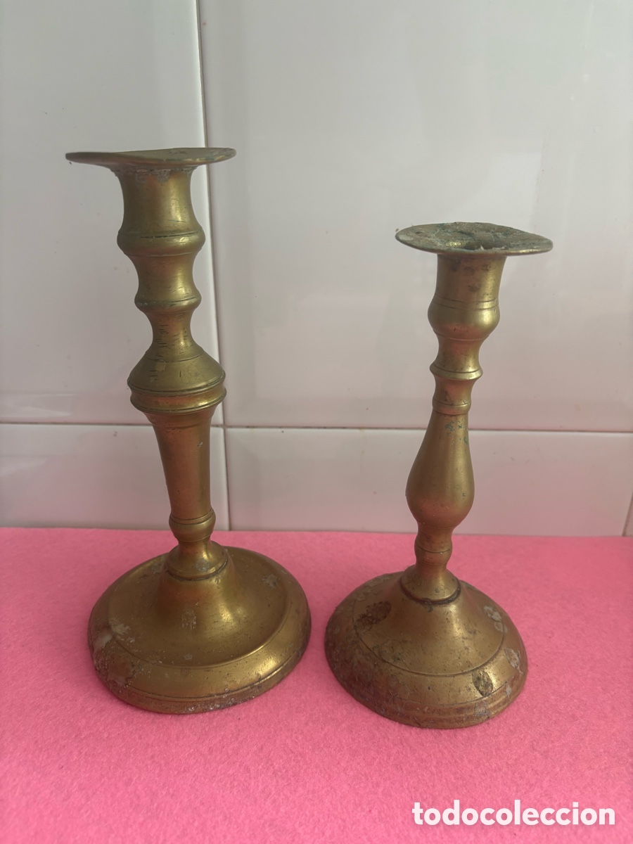 Antig&uuml;edades: Antiguos candelabros de iglesia (A17)