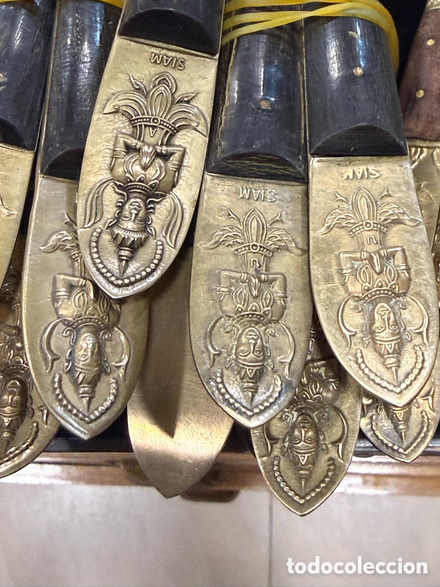 Antig&uuml;edades: Lote de cubiertos de Siam - Foto 4