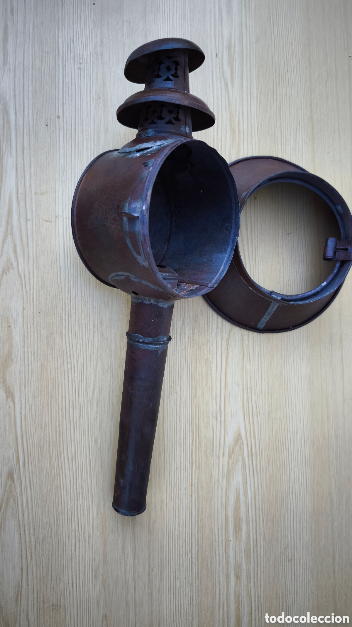 Antig&uuml;edades: Antiguo farol de carruaje - Foto 4