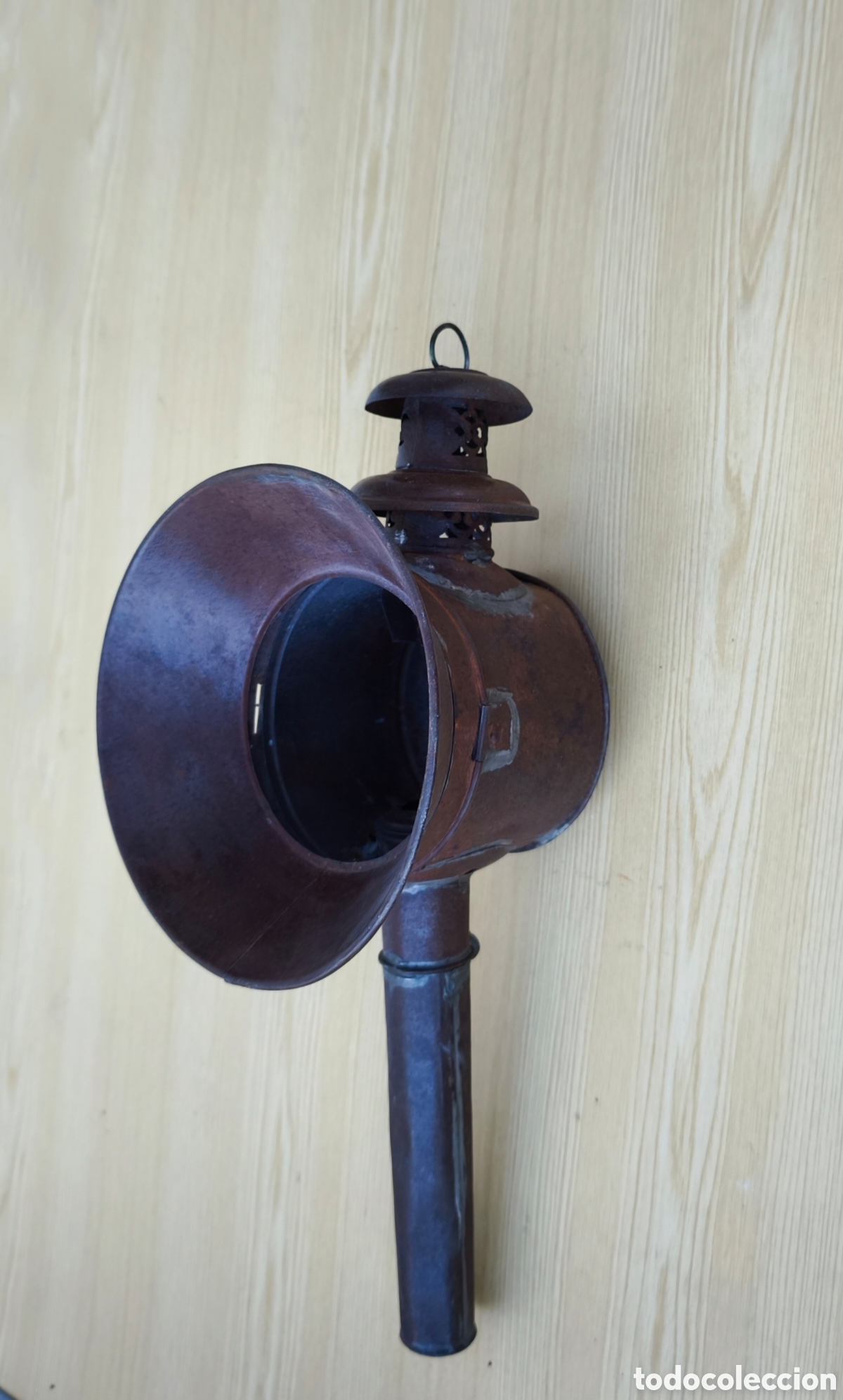 Antig&uuml;edades: Antiguo farol de carruaje - Foto 1