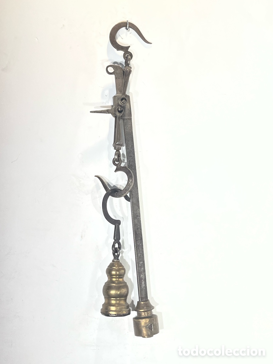 Antig&uuml;edades: Antigua Balanza Romana de Hierro Forjado. A/J