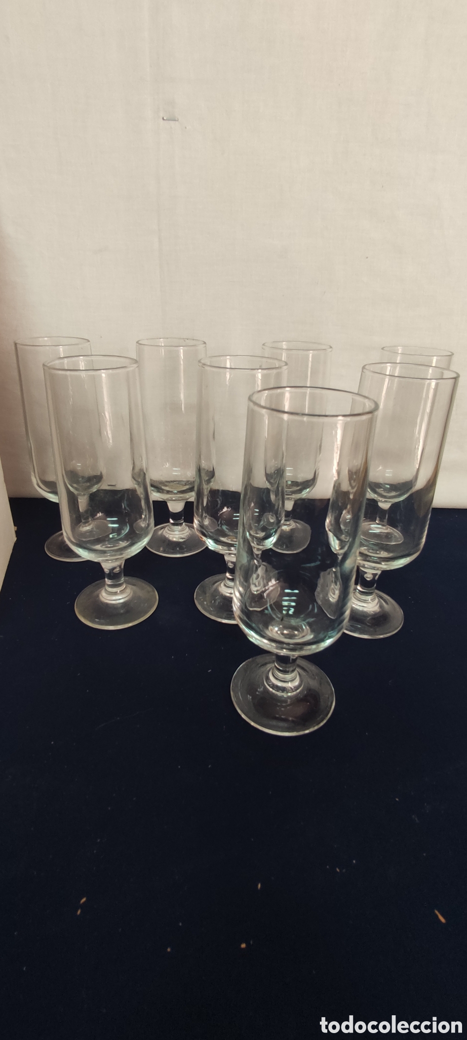 Antig&uuml;edades: Juego 8 copas de cava - Foto 2