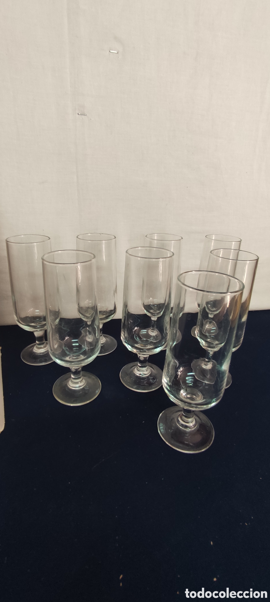 Antig&uuml;edades: Juego 8 copas de cava - Foto 3