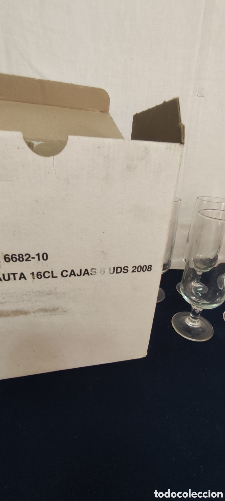 Antig&uuml;edades: Juego 8 copas de cava - Foto 4