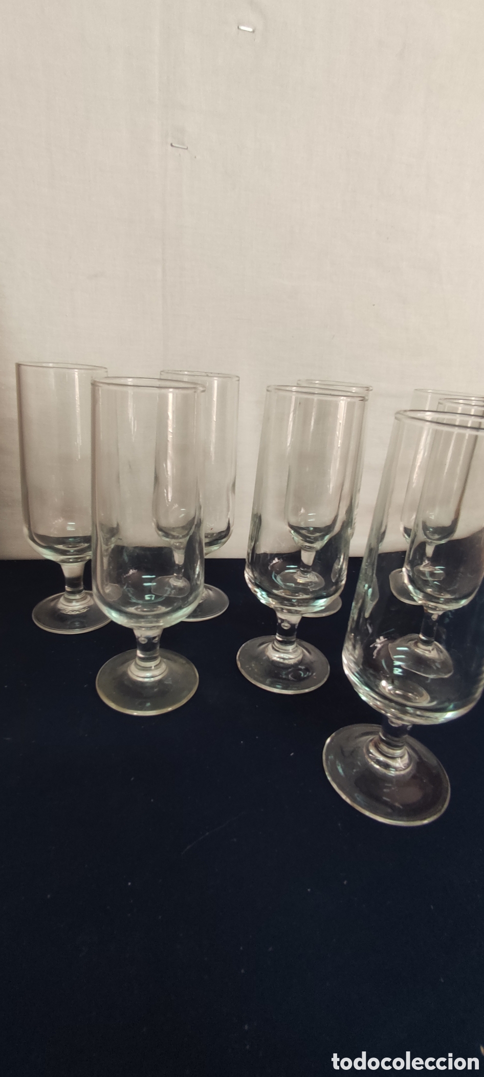 Antig&uuml;edades: Juego 8 copas de cava - Foto 5