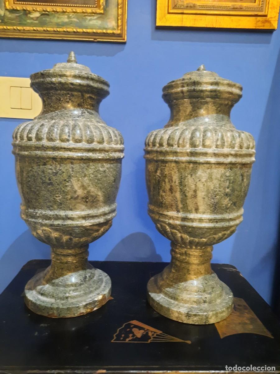 Antig&uuml;edades: Jarrones urnas de marmol - Foto 2