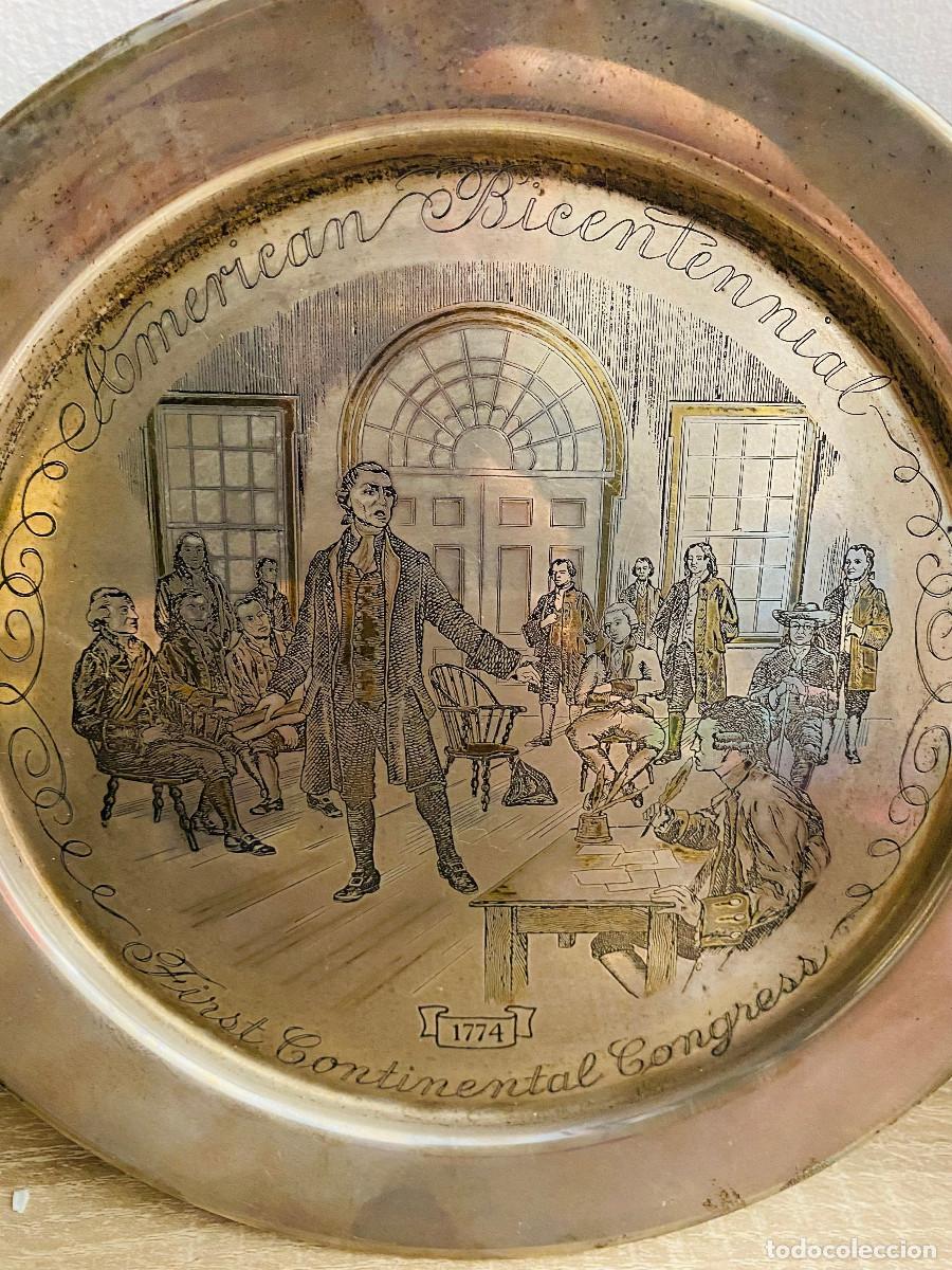Antig&uuml;edades: Plato Danbury Mint Primer Congreso Continental