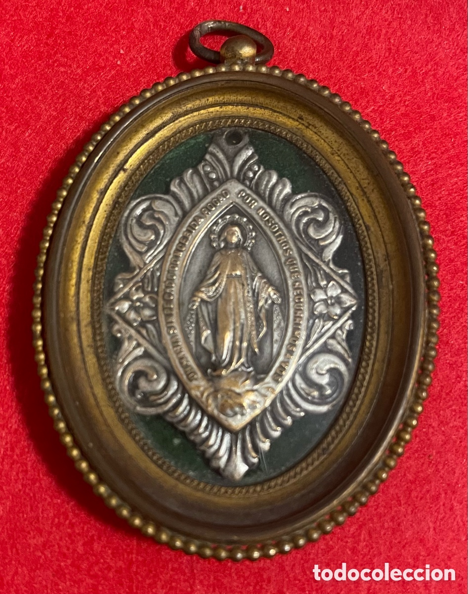 Antig&uuml;edades: Antiguo relicario-devocionario de la virgen Mar&iacute;a.