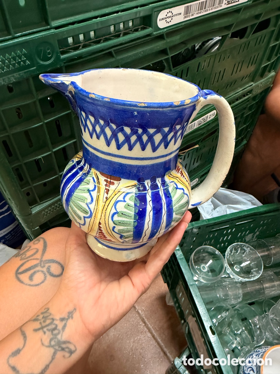 Antig&uuml;edades: Jarra de manises antigua
