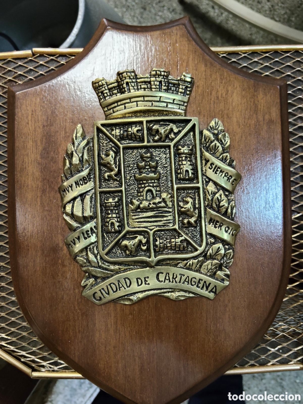 Antig&uuml;edades: Metopa de bronce ciudad de Cartagena