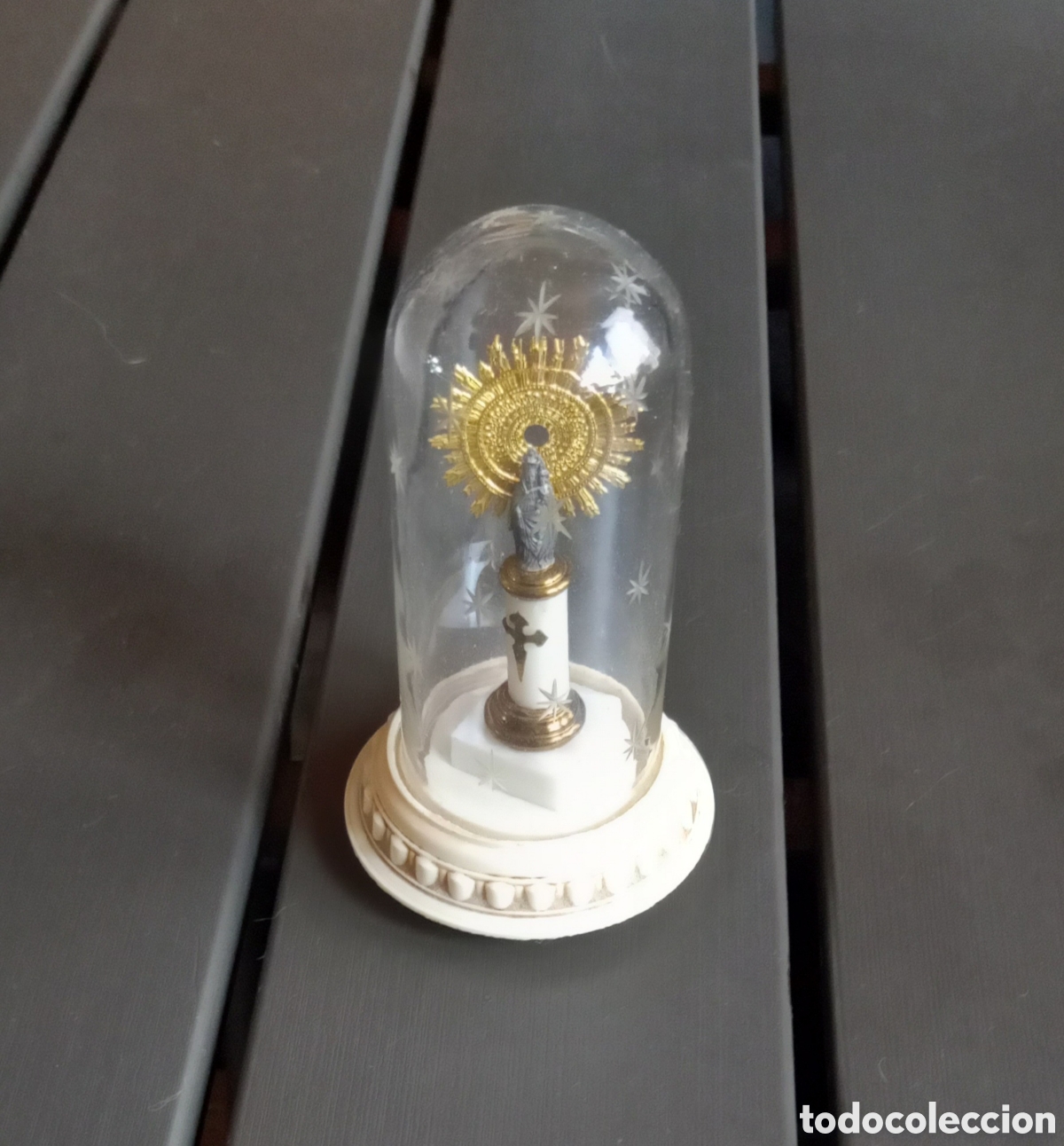 Antig&uuml;edades: VIRGEN DEL PILAR CON FANAL