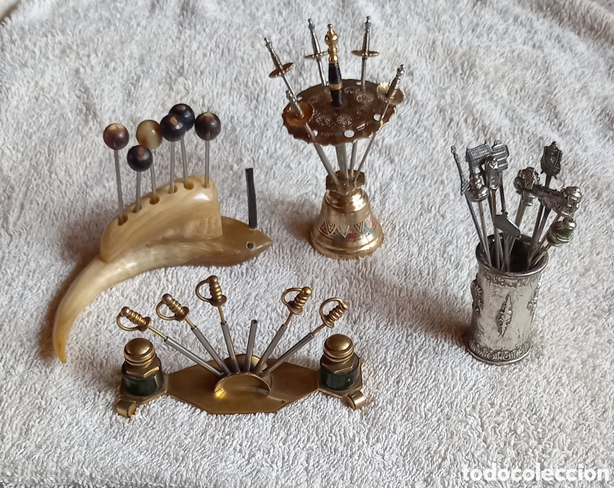 Antig&uuml;edades: LOTE DE ANTIGUOS PALILLEROS