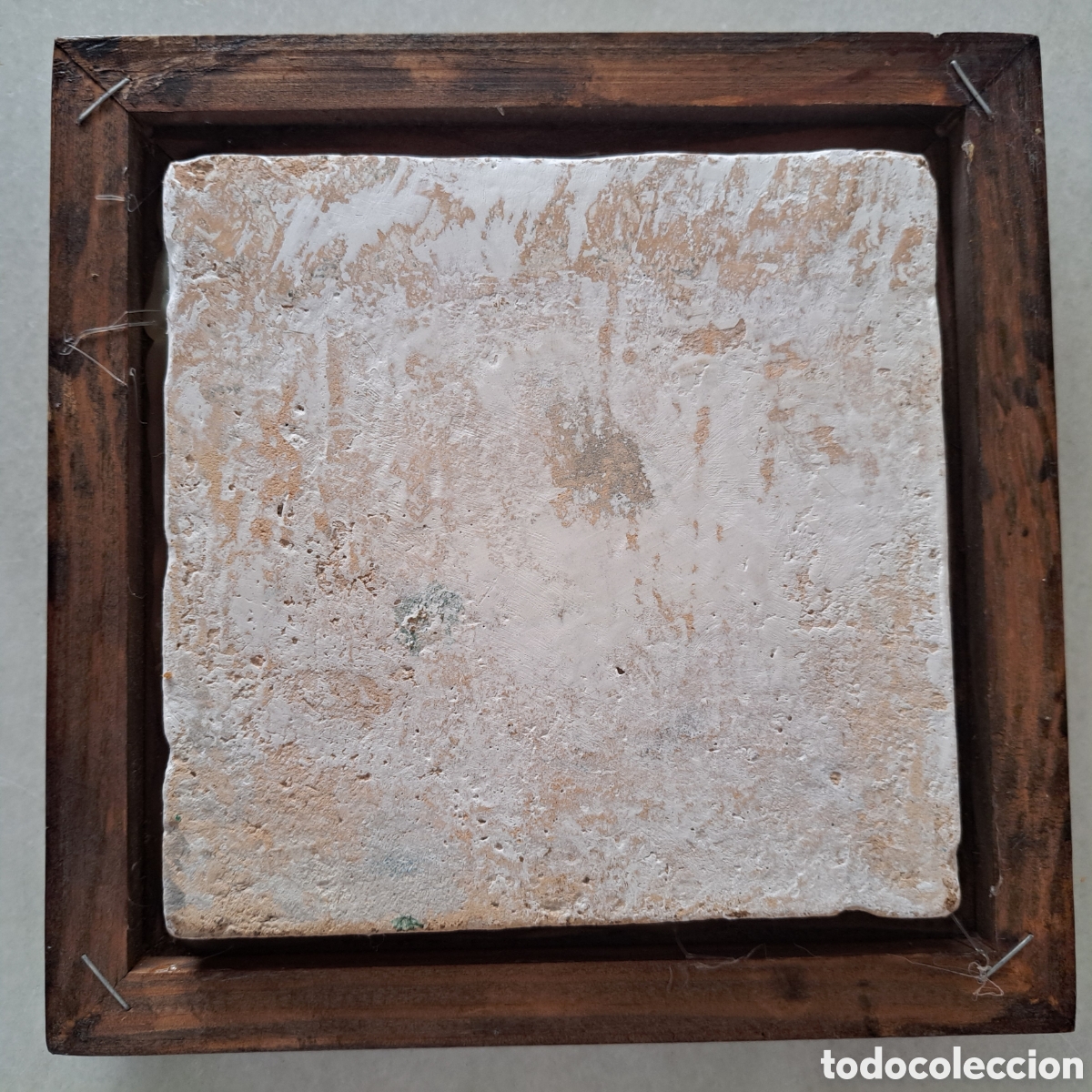 Antig&uuml;edades: Azulejo esmaltado. Toledo. - Foto 2