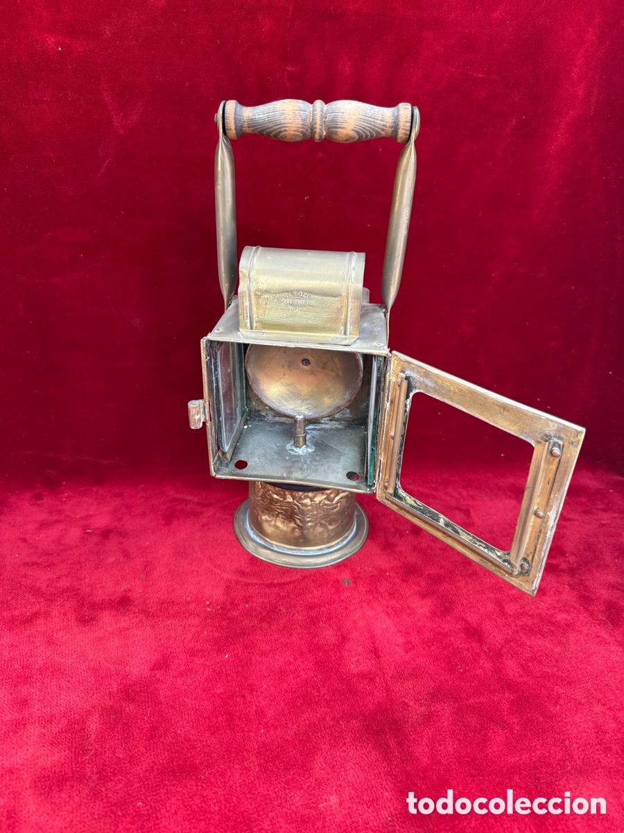 Antig&uuml;edades: Antiguo farol feroviario de carburo,H.Mozo,Valladolid