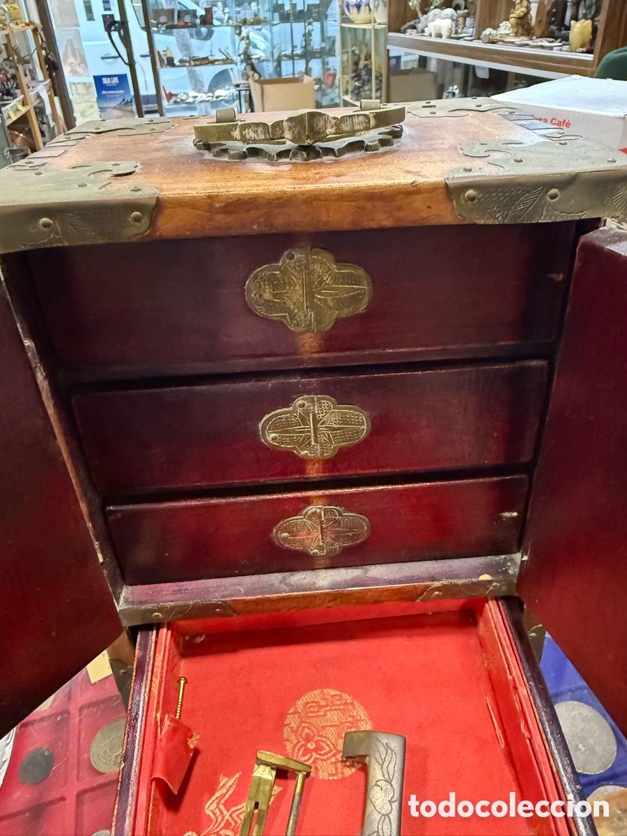 Antig&uuml;edades: Bonito joyero asi&aacute;tico - Foto 11