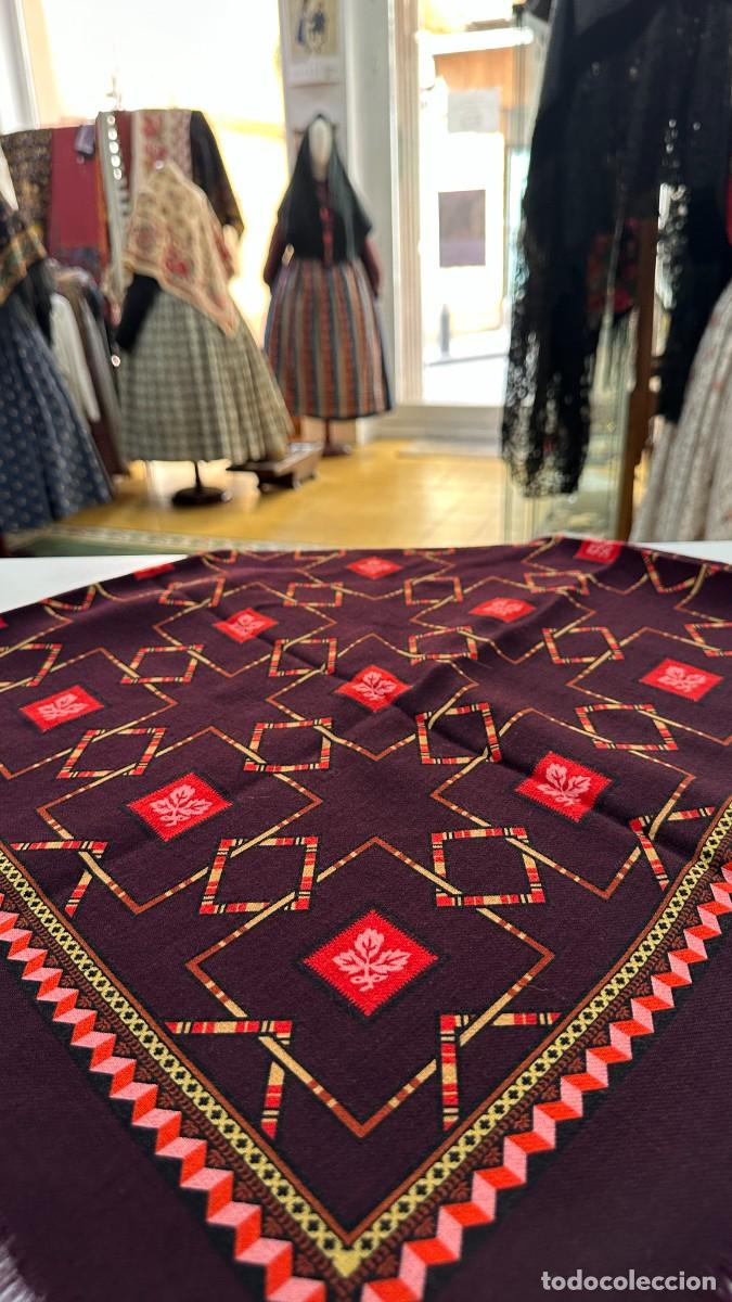 Antig&uuml;edades: Pa&ntilde;uelo de merino estampado - Foto 15