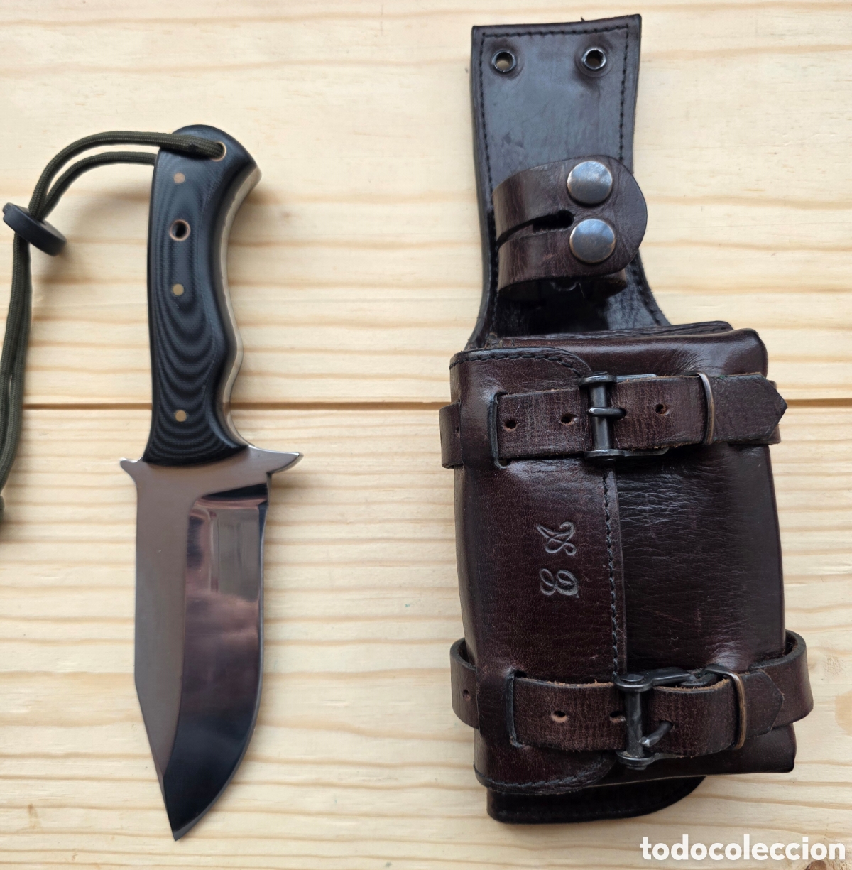 Antig&uuml;edades: Cuchillo artesanal de supervivencia Jos&eacute; Moreno (Toledo) &ndash; Serie limitada 15 unidades &ndash; Acero 1095