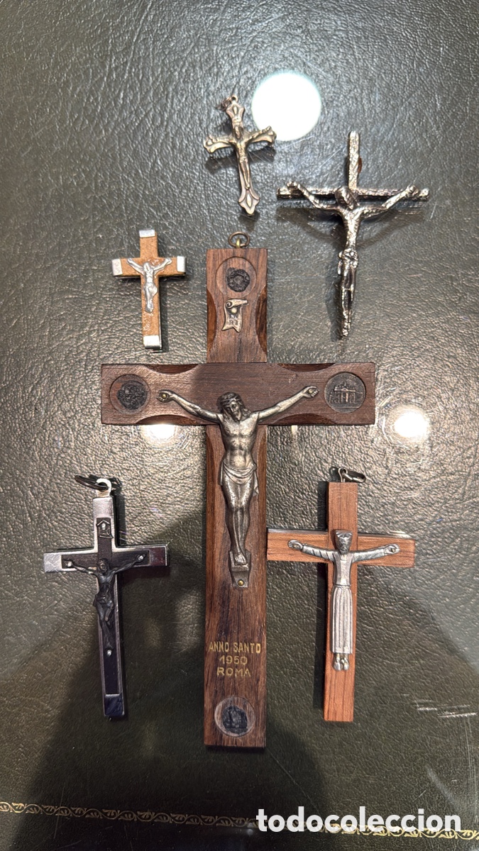 Antig&uuml;edades: LOTE CRUCIFIJOS PEQUE&Ntilde;OS