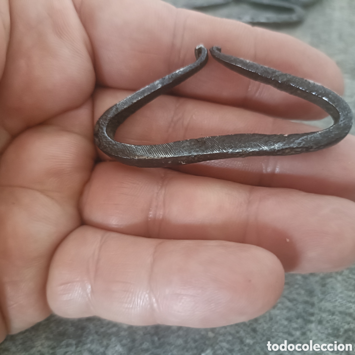 Antiguidades: Antiguo chisquero o encendedor medieval realizado en forja