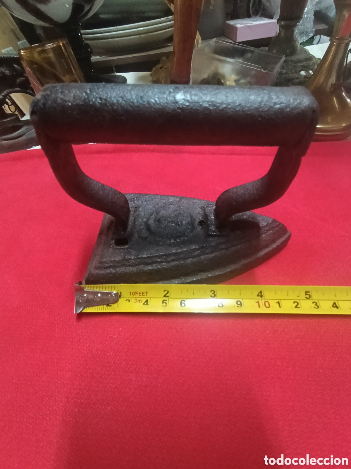 Antig&uuml;edades: Plancha antigua de hierro. - Foto 10