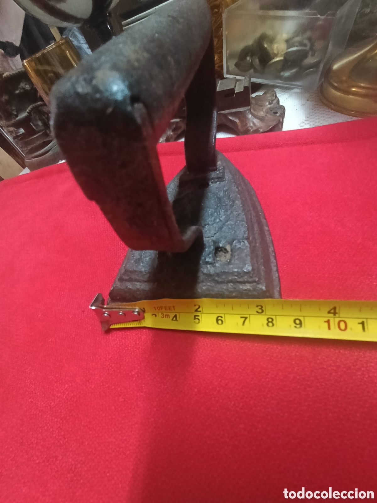 Antig&uuml;edades: Plancha antigua de hierro. - Foto 12
