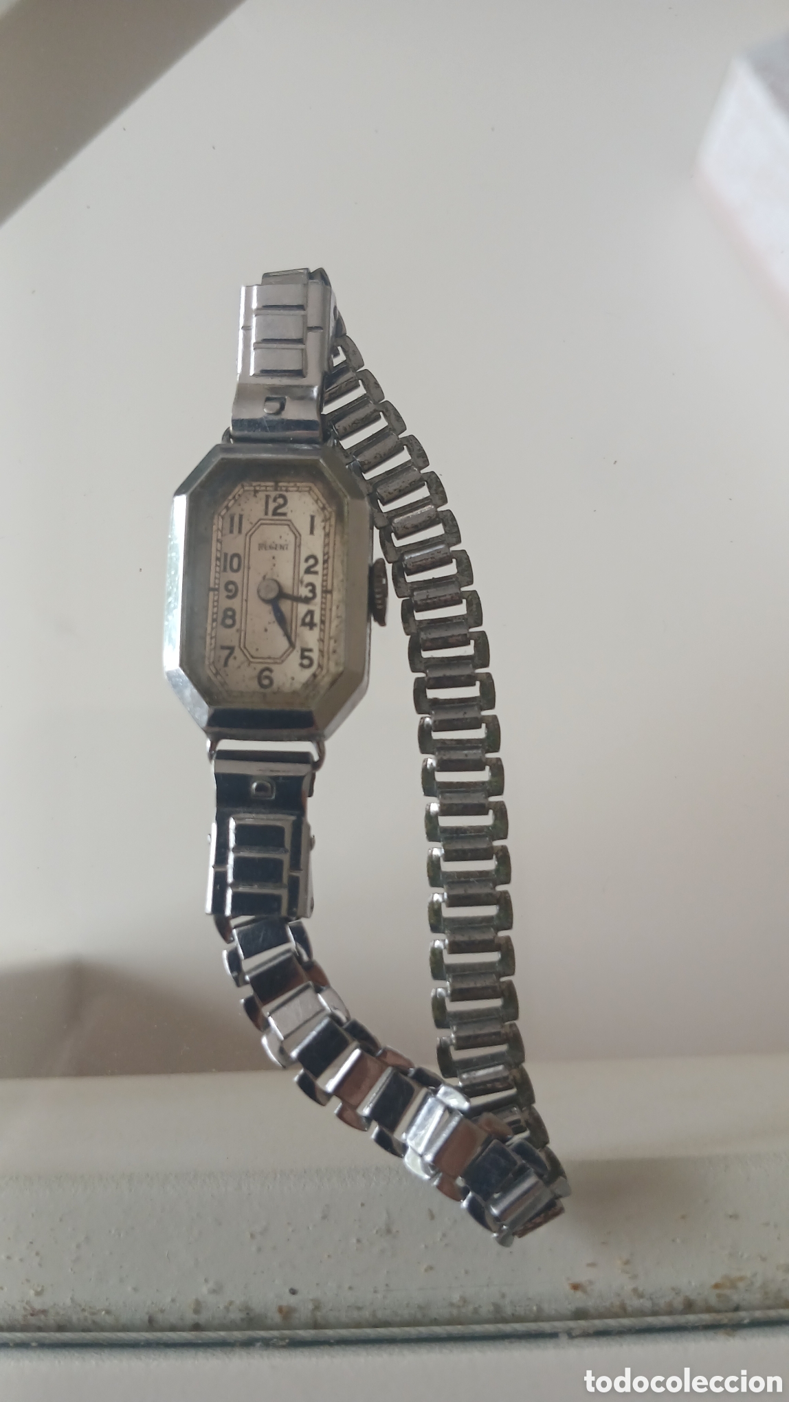 Antig&uuml;edades: Reloj c&oacute;ctel vintage Art Deco marca REGENT