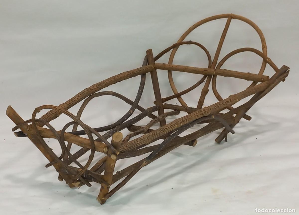 Antiquit&auml;ten: ANTIGUA CUNA DE MADERA PARA NI&Ntilde;O JESUS