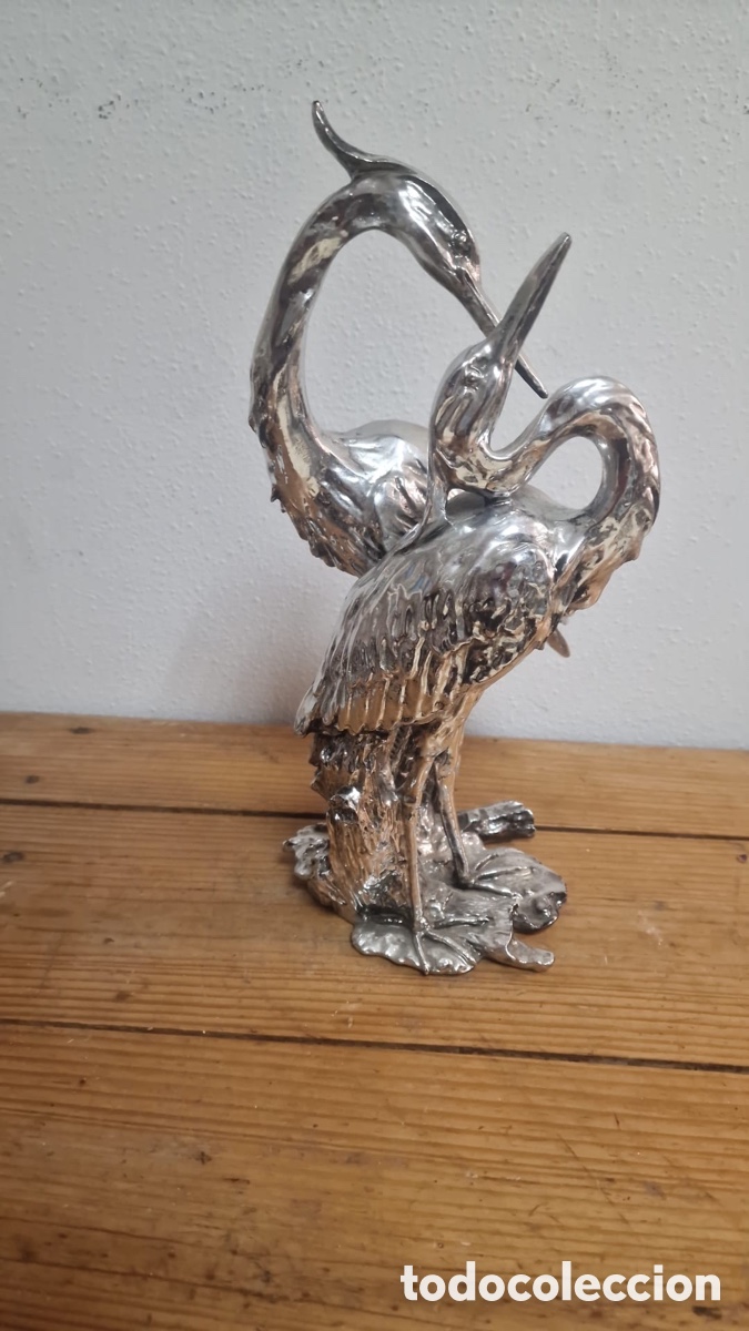 Antig&uuml;edades: Figura decorativa plateada - Foto 2