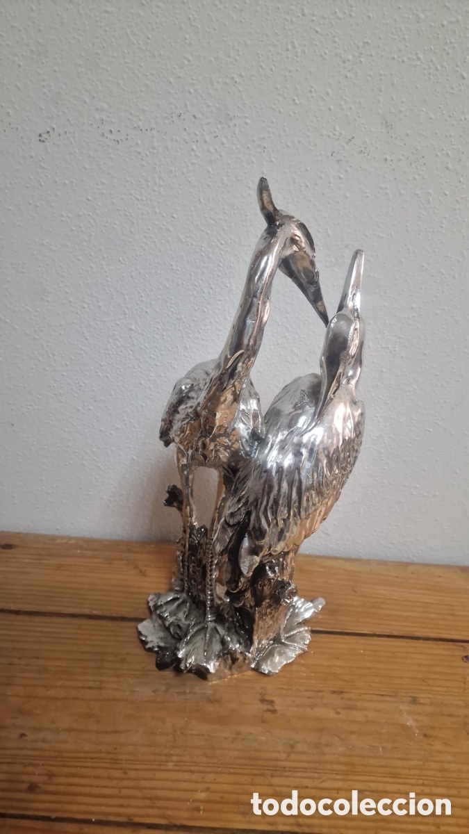 Antig&uuml;edades: Figura decorativa plateada - Foto 3