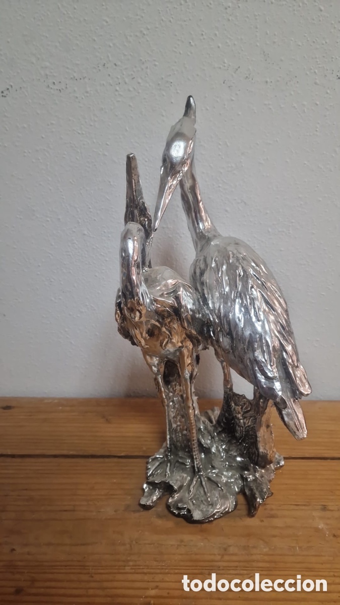 Antig&uuml;edades: Figura decorativa plateada - Foto 4