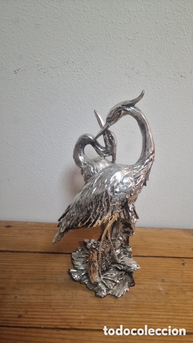 Antig&uuml;edades: Figura decorativa plateada - Foto 1