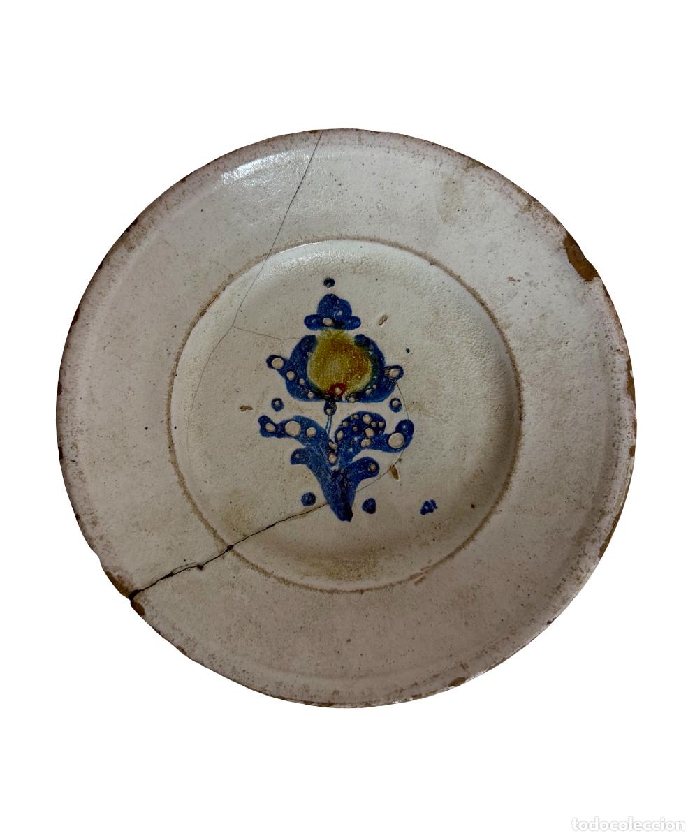 Antig&uuml;edades: Plato de Muel? siglo XVII - XVIII.
