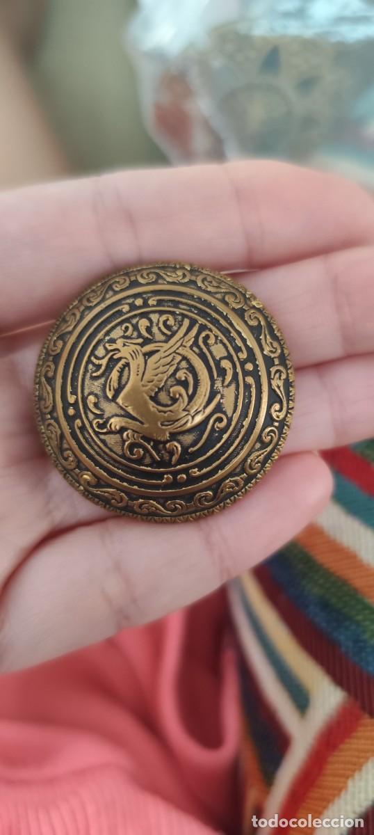 Antig&uuml;edades: Precioso pin o alfiler antiguo de sombrero o solapa filigrana