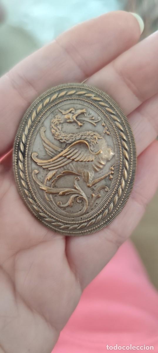 Antig&uuml;edades: Precioso pin o alfiler antiguo de sombrero o solapa filigrana