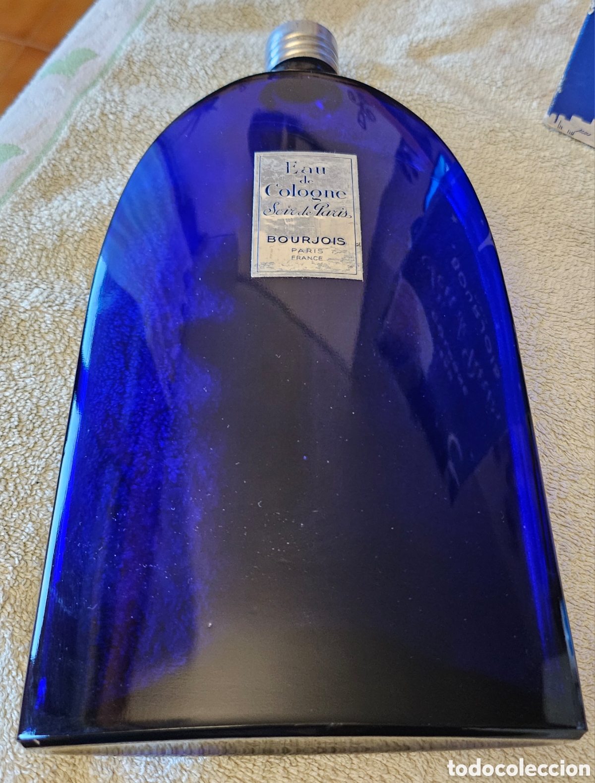 Antig&uuml;edades: Perfume Vintage Soir De Paris Bourjois - Frasco Gigante 1 Litro Con Caja Original N&deg; 3014 - Galeries