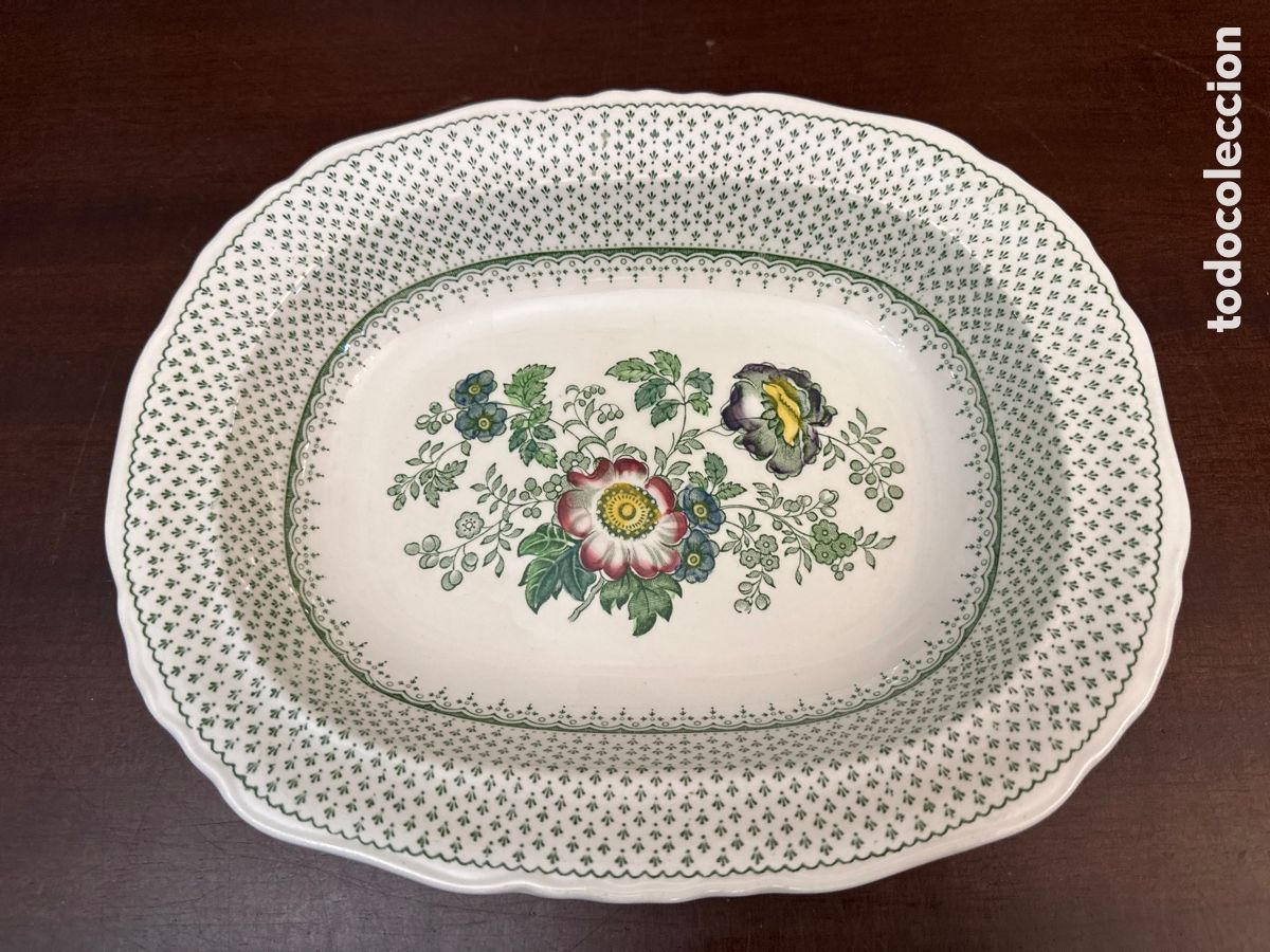 Antig&uuml;edades: ANTIGUA BANDEJA DE PORCELANA INGLESA MASON'S - PAYNSLEY PATT