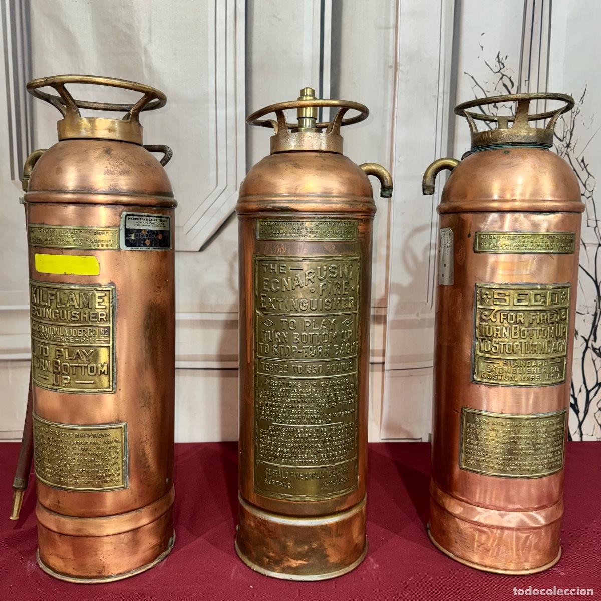 Antig&uuml;edades: Extintor Antiguo Fabricado por Buffalo Fire Appliance Corp