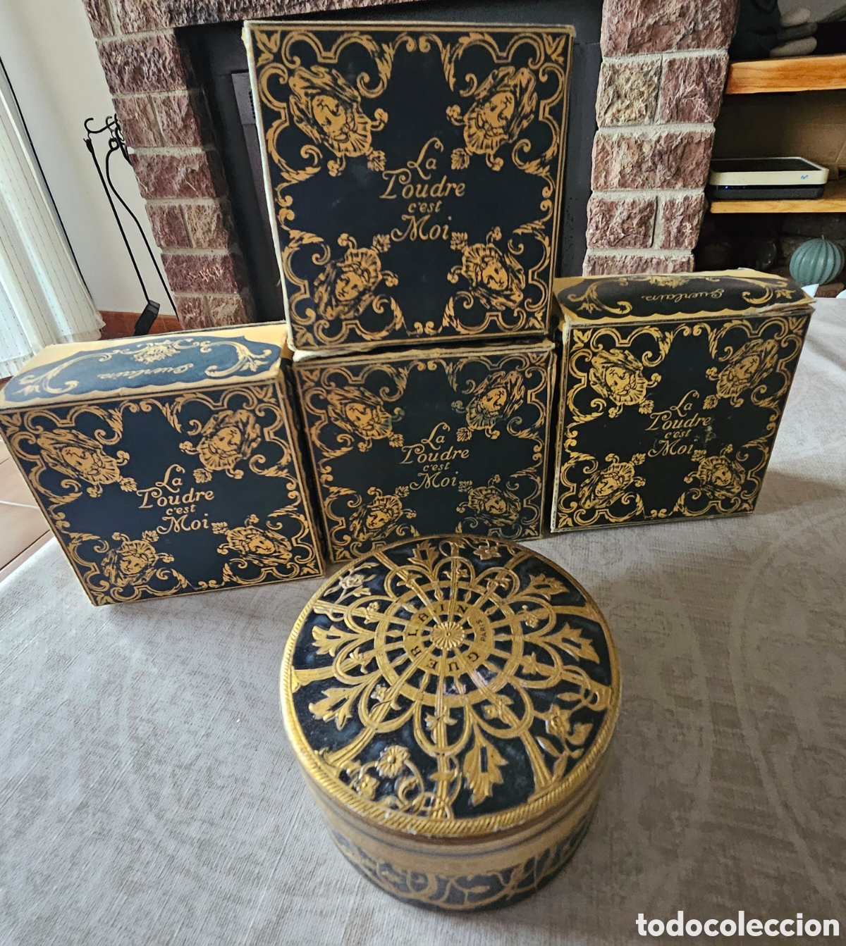 Antig&uuml;edades: Lote de polveras de la casa Guerlain antiguas - Foto 3