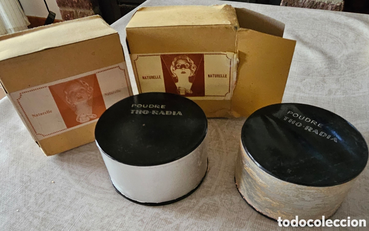 Antig&uuml;edades: Lote Transici&oacute;n Poudre Tho-Radia (1939-1944) - Segunda Guerra Mundial - 3 Unidades con Cajas Origina