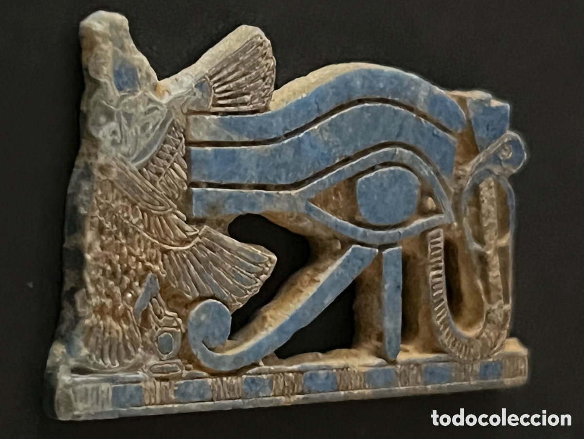 Antig&uuml;edades: Placa Pectoral del Ojo de Ra - Lapisl&aacute;zuli