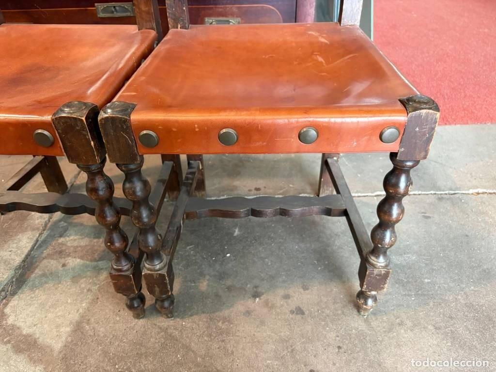 Antig&uuml;edades: PAREJA DE SILLAS CASTELLANAS - Foto 10