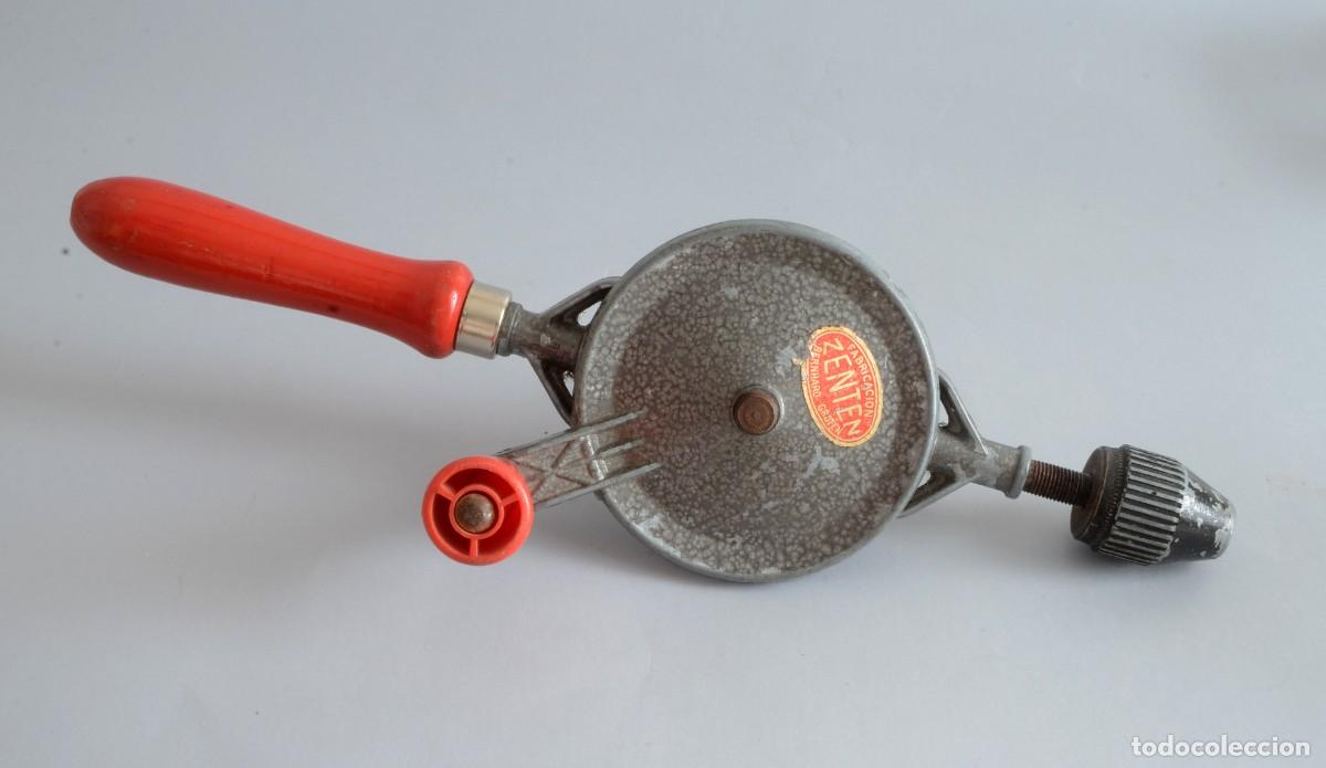 Antig&uuml;edades: Taladro de mano vintage Zenten, Exc+