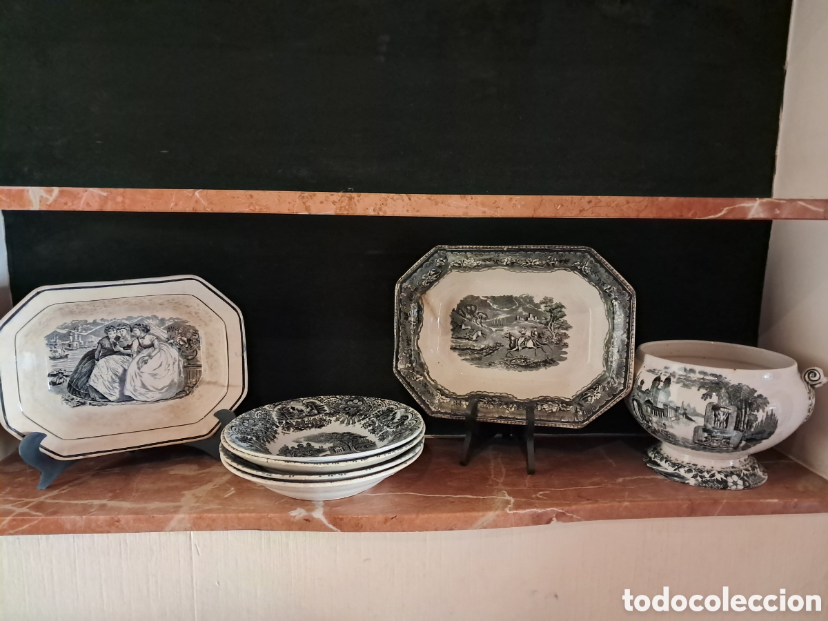 Antig&uuml;edades: loza antiga de Cartagena, fabricada la factoria La Amistad .